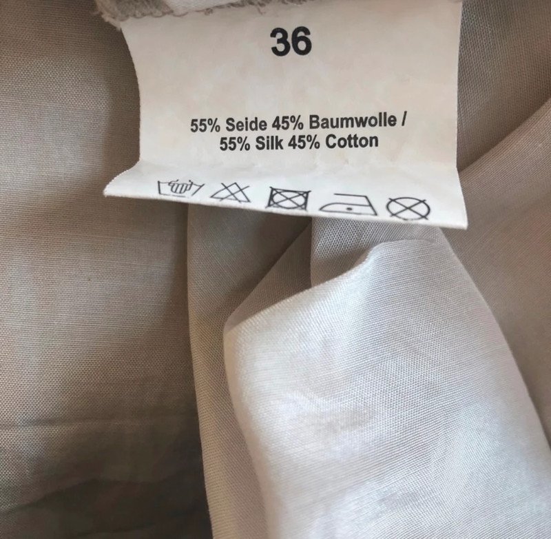Conleys Bluse mit Seideanteil und Wasserfallkragen 90s 90er