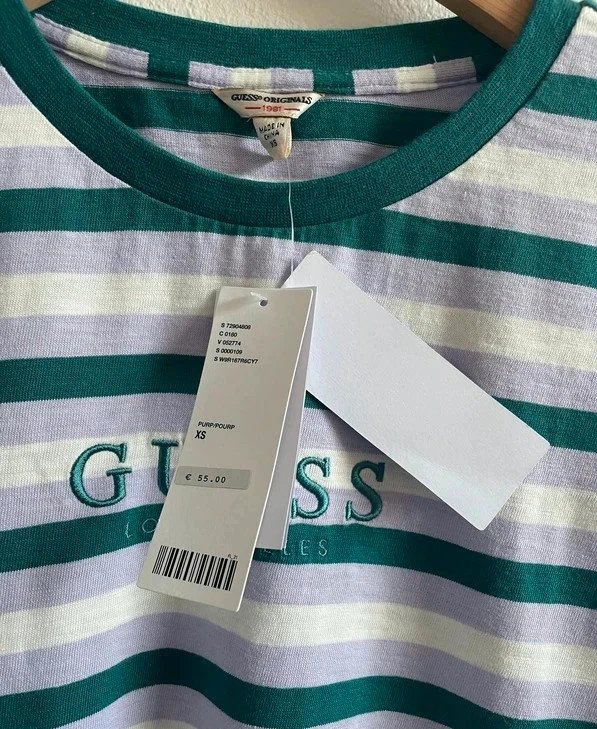 Guess for Urban Outfitters gestreiftes geringeltes Shirt
