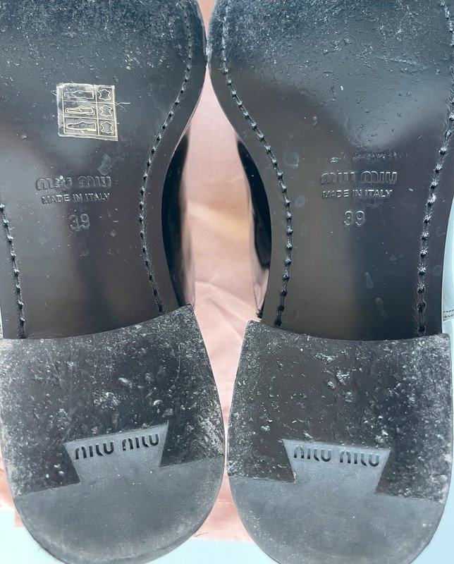Miu Miu Loafer Derbies aus Lackleder Y2K Vintage