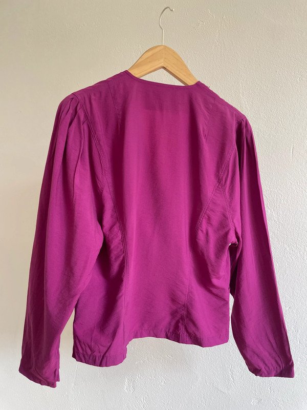 Jersey Josephine 80er Bluse 80s schöne Ärmel Details