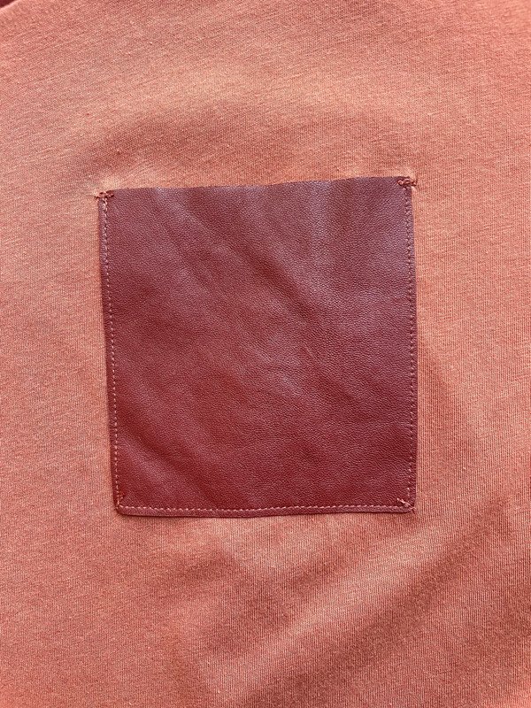 H&M Trend Shirt mit Leder Brusttasche