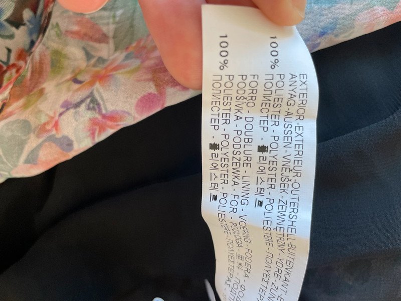 Zara kurzes Chiffon Kleid 