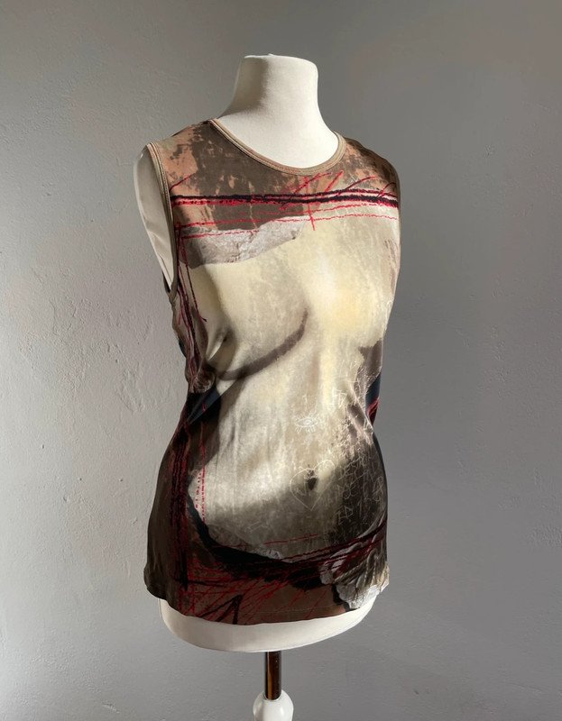 Jean Paul Gaultier Top Venus de Milo Statue 90s Vintage