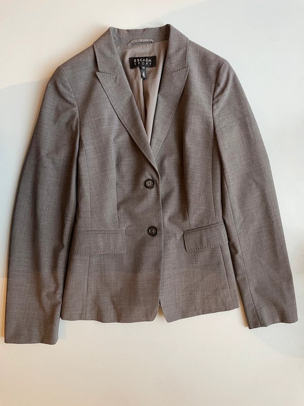 Escada Anzug aus Wolle Wool Suit klassich 90s 90er Vintage
