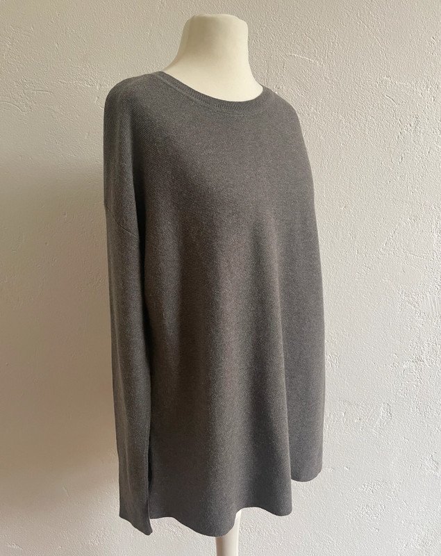 Grüne Erde lockerer Strickpullover Knit Jumper