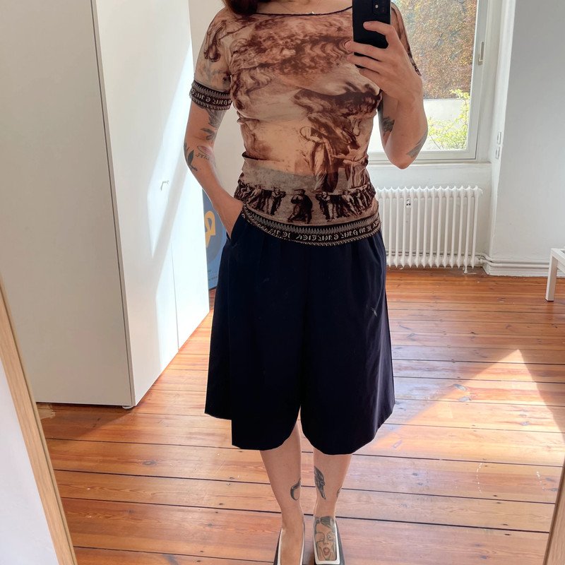 Jean Paul Gaultier Classique Shirt s/s 1998 JPG Maille