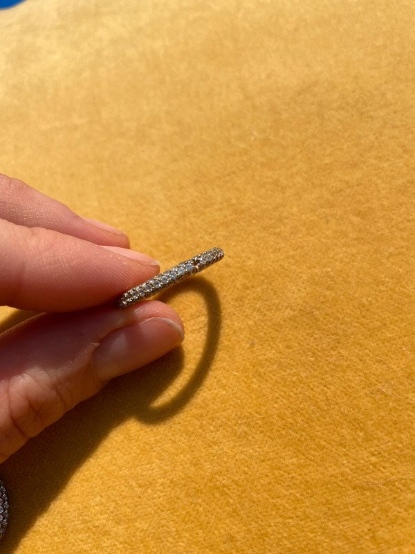 Vintage Ring vergoldet mit Steinen