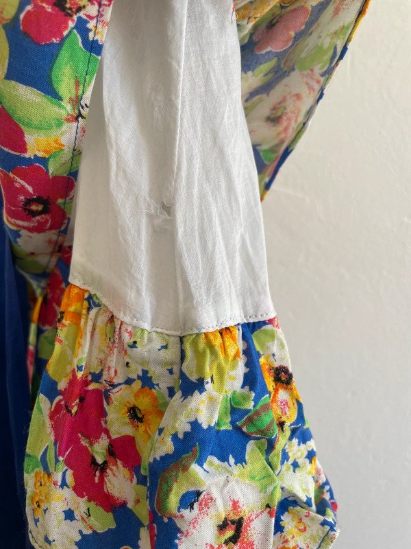 Zara TRF Sommer Blumen Top Tunika Volant Rüschen
