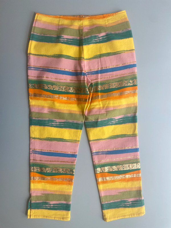 Moschino Jeans bunte Capri Hose 90s 90er Vintage