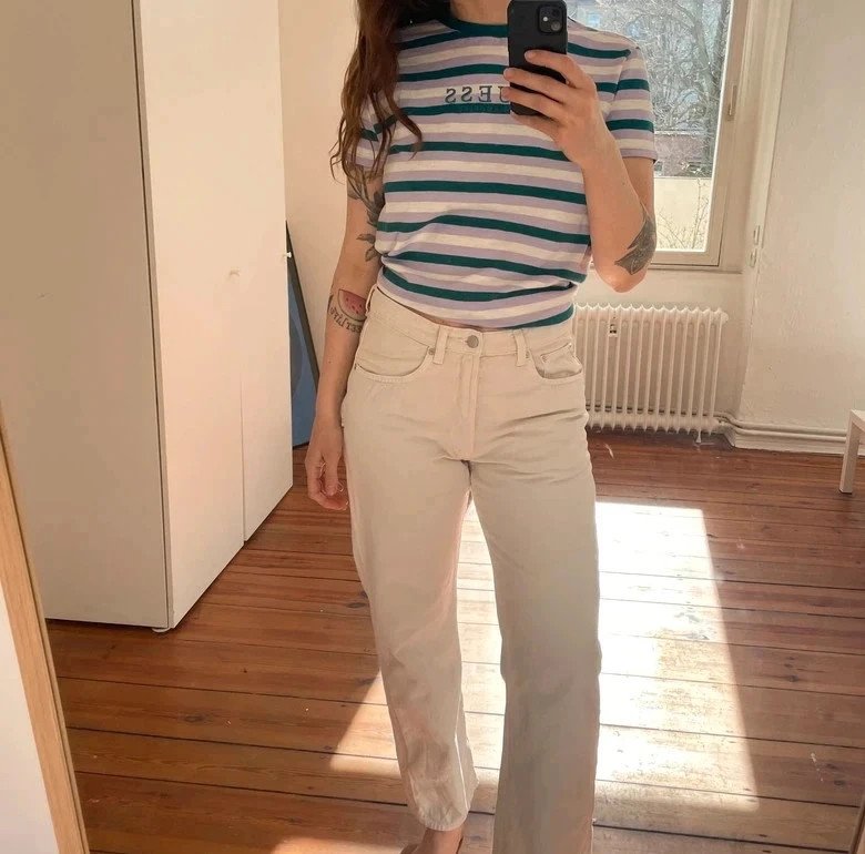 Guess for Urban Outfitters gestreiftes geringeltes Shirt