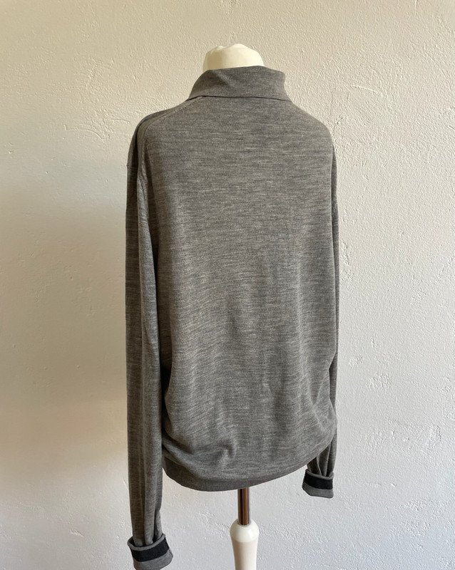 Van Laack Henley Merino Wolle Pullover
