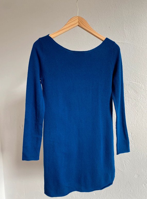 Y2K Allude Kaschmir Pullover Kleid mit Che Guevara-Motiv Cashmere Vintage 2000er