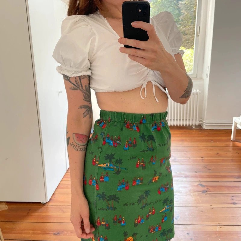 Johnny Lambs 90er Rock 90s Vintage Skirt