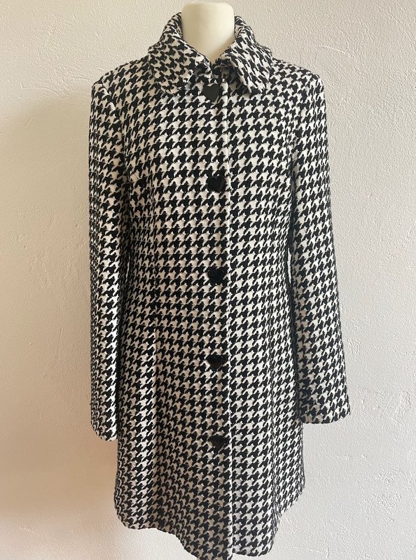 Love Moschino Mantel mit Herzknöpfen Wollanteil Wool Wolle