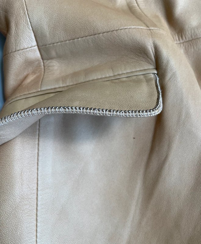 Vintage weiche taillierte Lederjacke Blazer Made in Italy 90s 90er