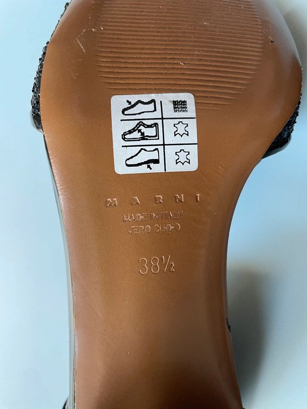 Marni Glitzer Sandalen Heels