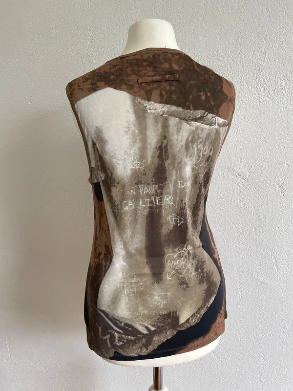 Jean Paul Gaultier Top Venus de Milo Statue 90s Vintage