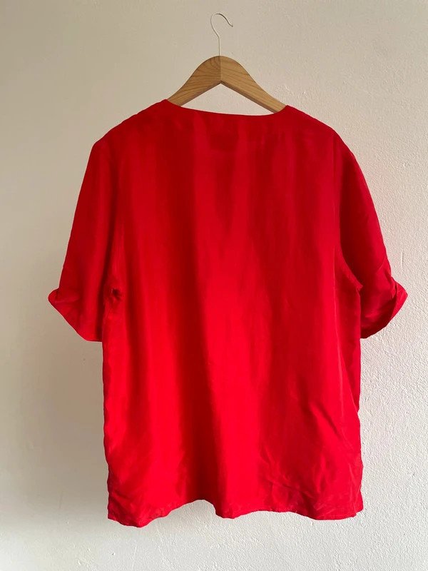 Sergio Cassani Bluse Shirt aus Seide Silk Sea Fun 80s 80er