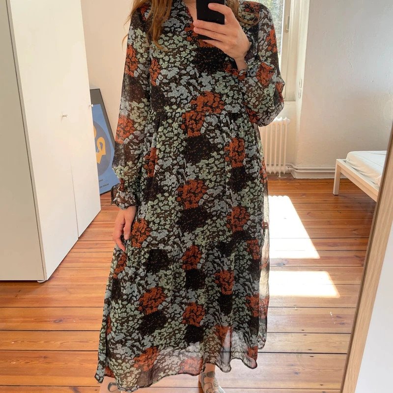 YAS herbsliches Blumenkleid