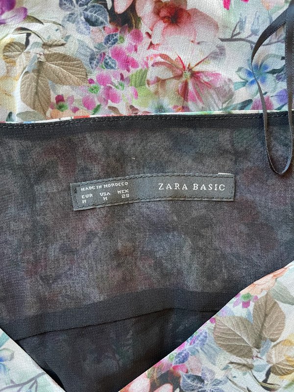 Zara kurzes Chiffon Kleid 