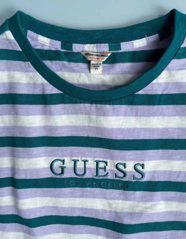 Guess for Urban Outfitters gestreiftes geringeltes Shirt