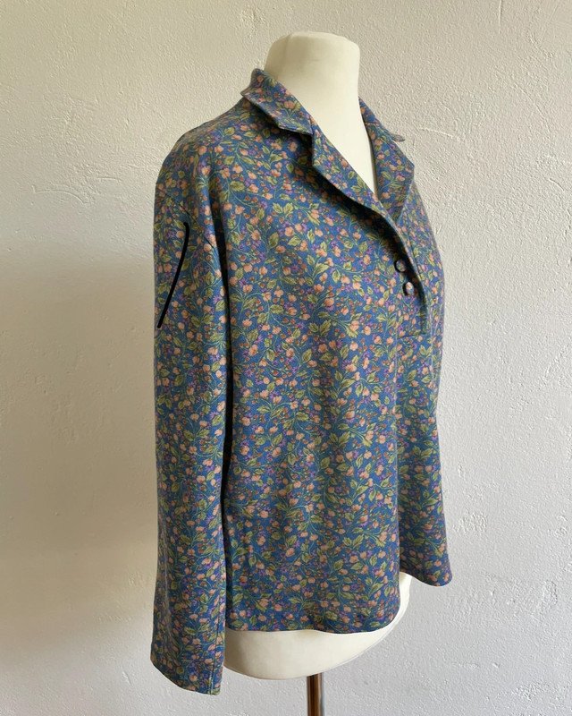 Blumen Longsleeve Vintage Wolle Wool Blend