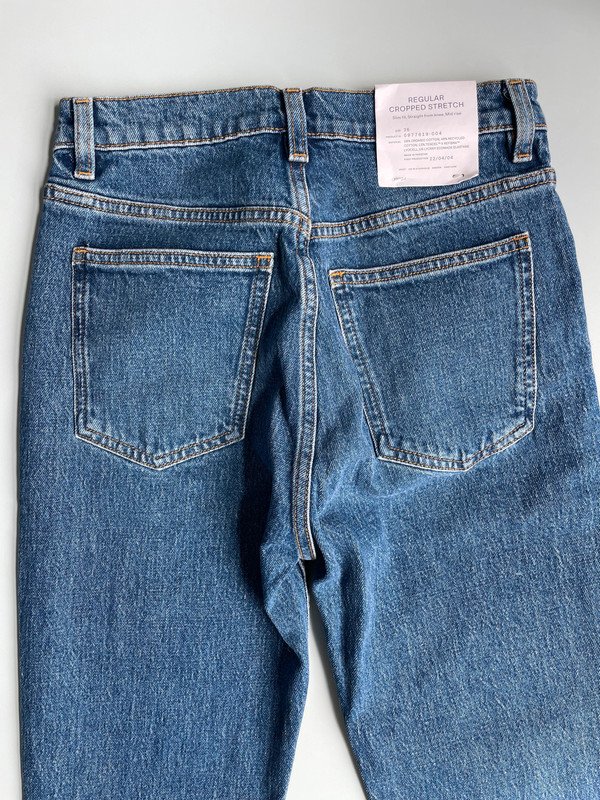 Arket Regular cropped Strech Jeans Denim