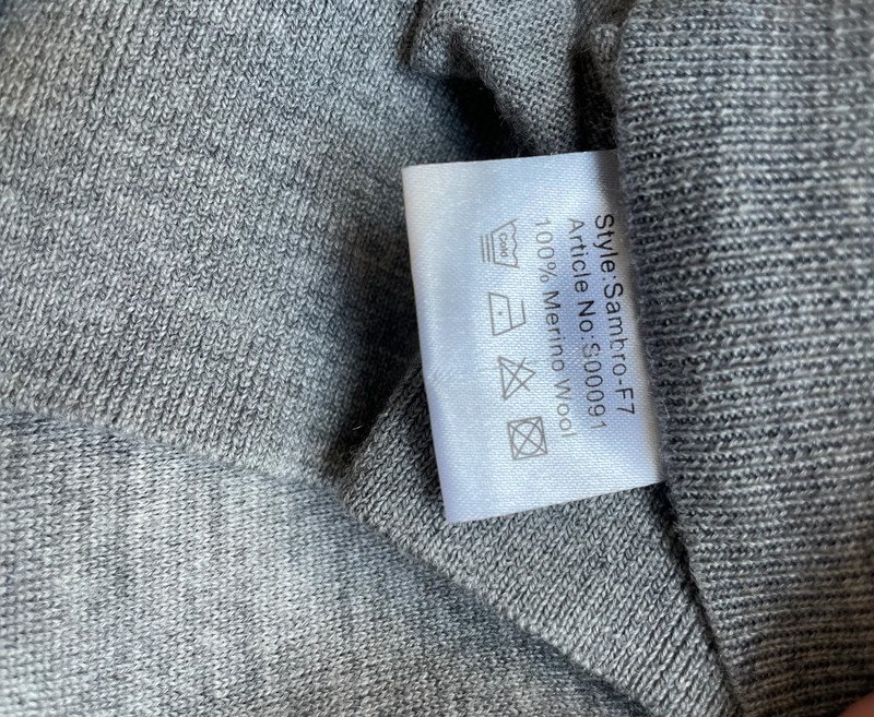 Van Laack Henley Merino Wolle Pullover