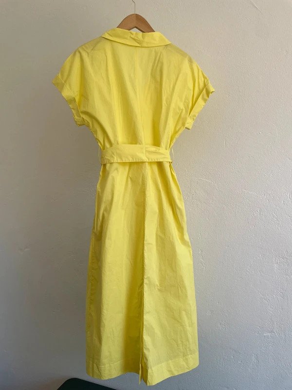 Second Hand Popeline Kleid Vintage