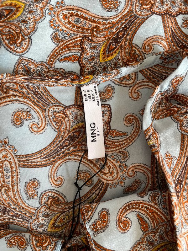 Mango Kleid Paisley Muster