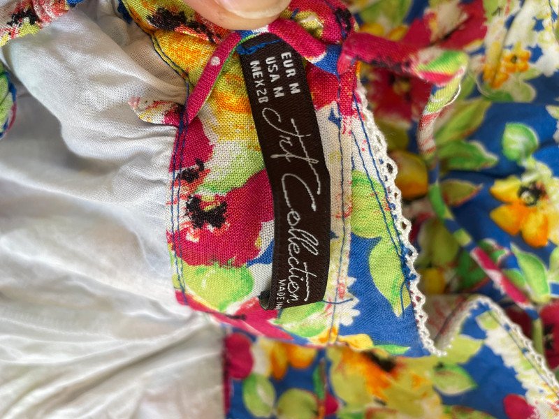Zara TRF Sommer Blumen Top Tunika Volant Rüschen