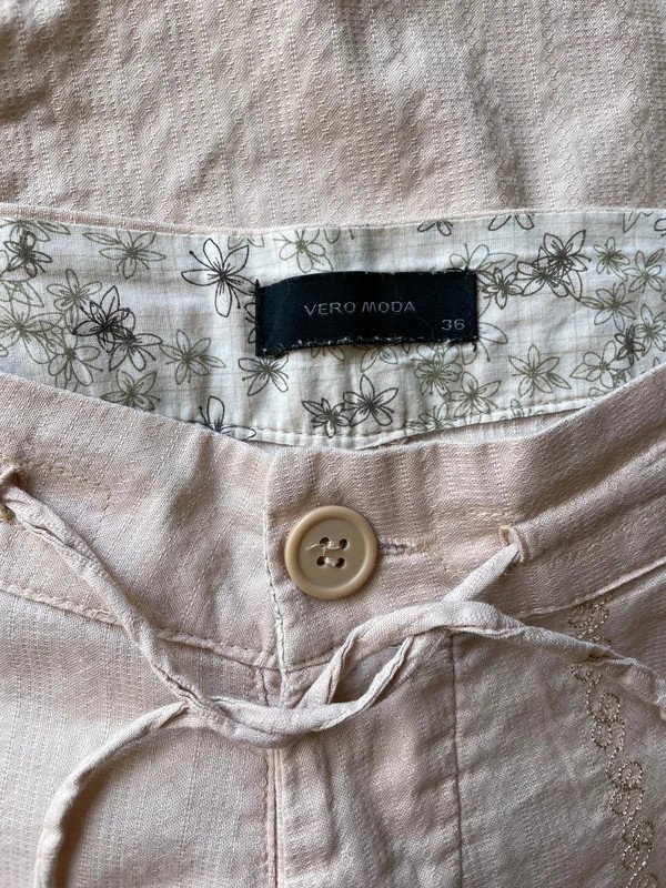 Vero Moda leichte Low Waist Sommer Hose y2k