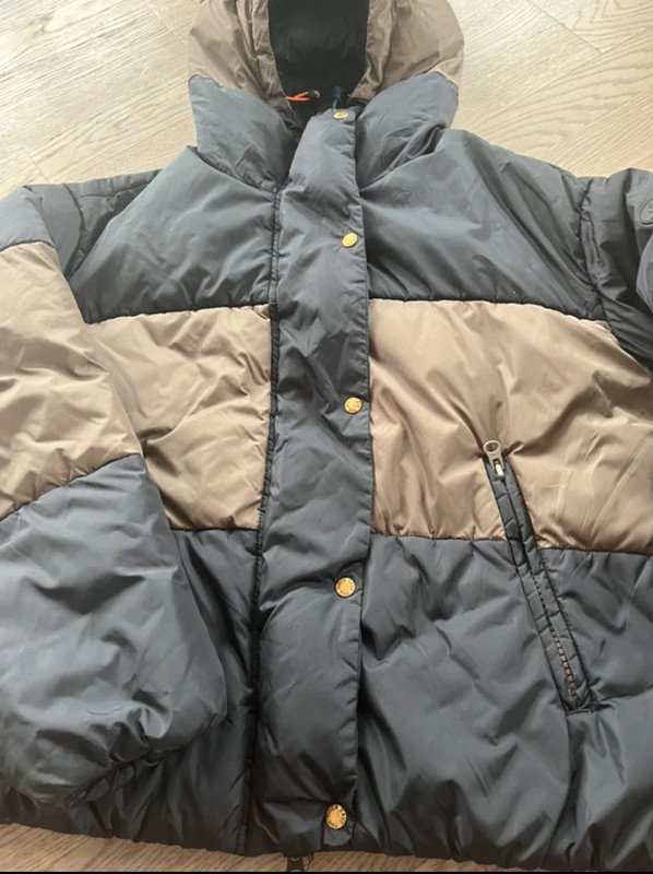Winterjacke/Steppjacke/Save the Duck Größe S schwarz-braun