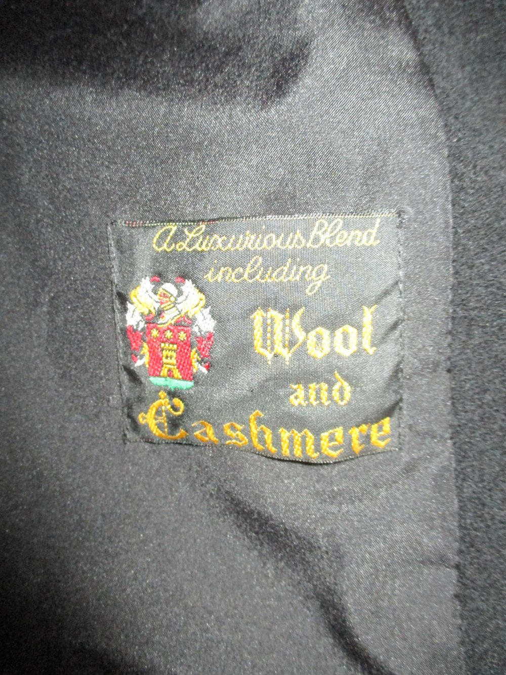 Wollstoff-Jacke mit Kaschmir