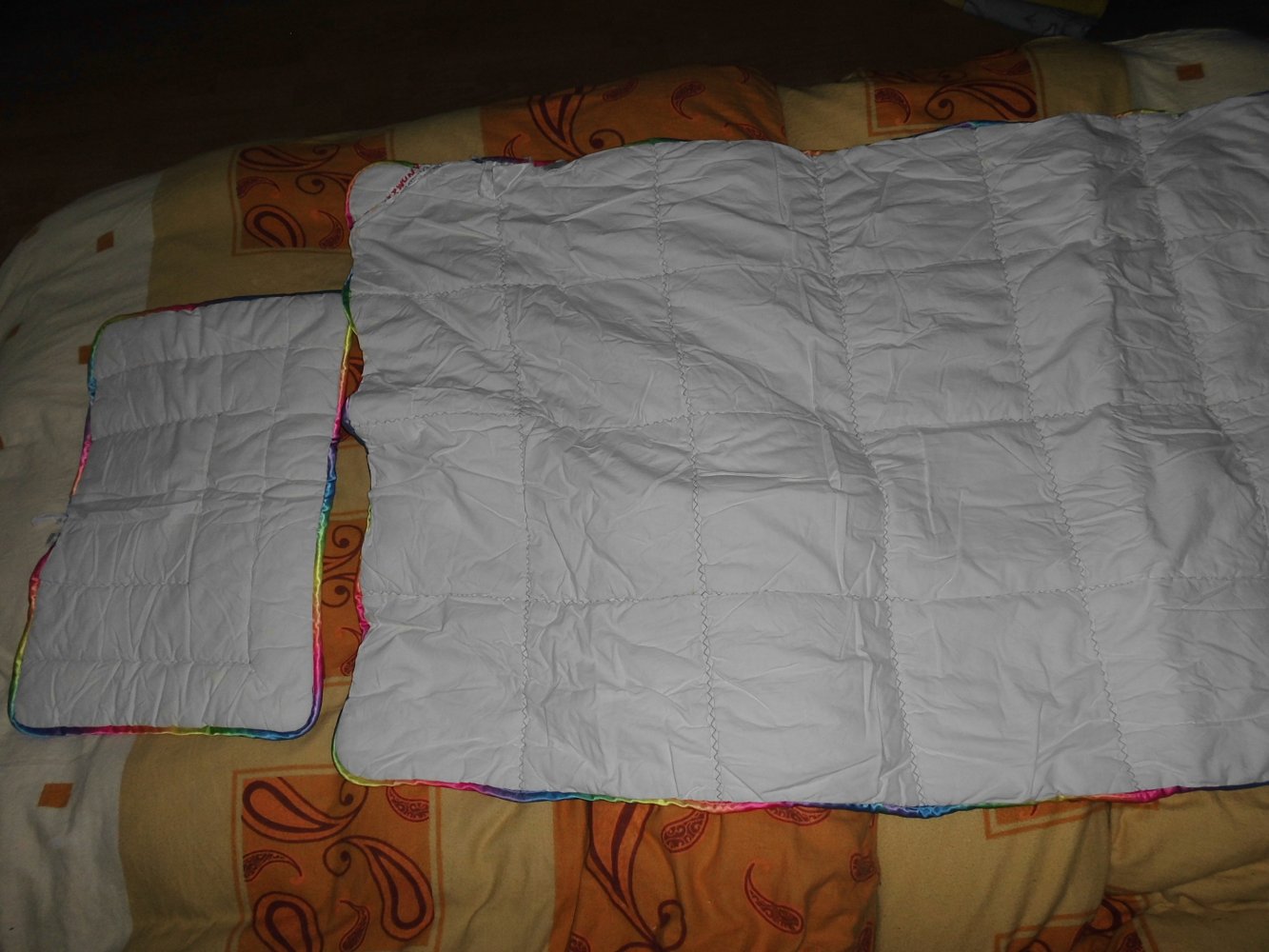 Kinder Bettwäsche Bett Wäsche Decke und Kopfkissen Sandmännchen
