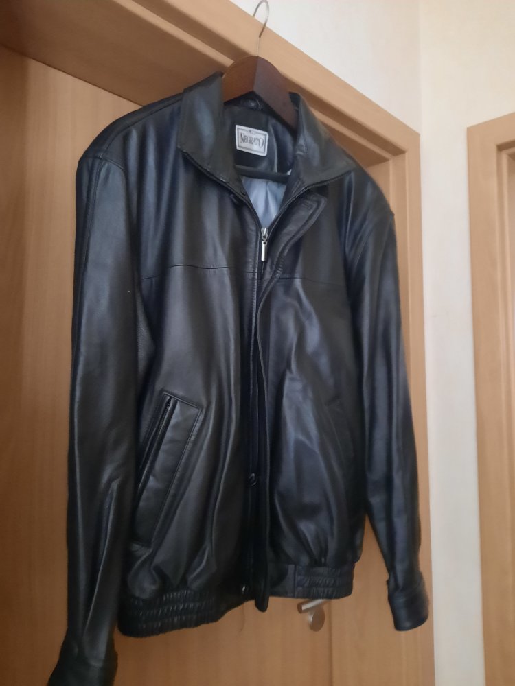 Lederjacke Herren Leder Jacke Gr. 52 Paolo Negrato