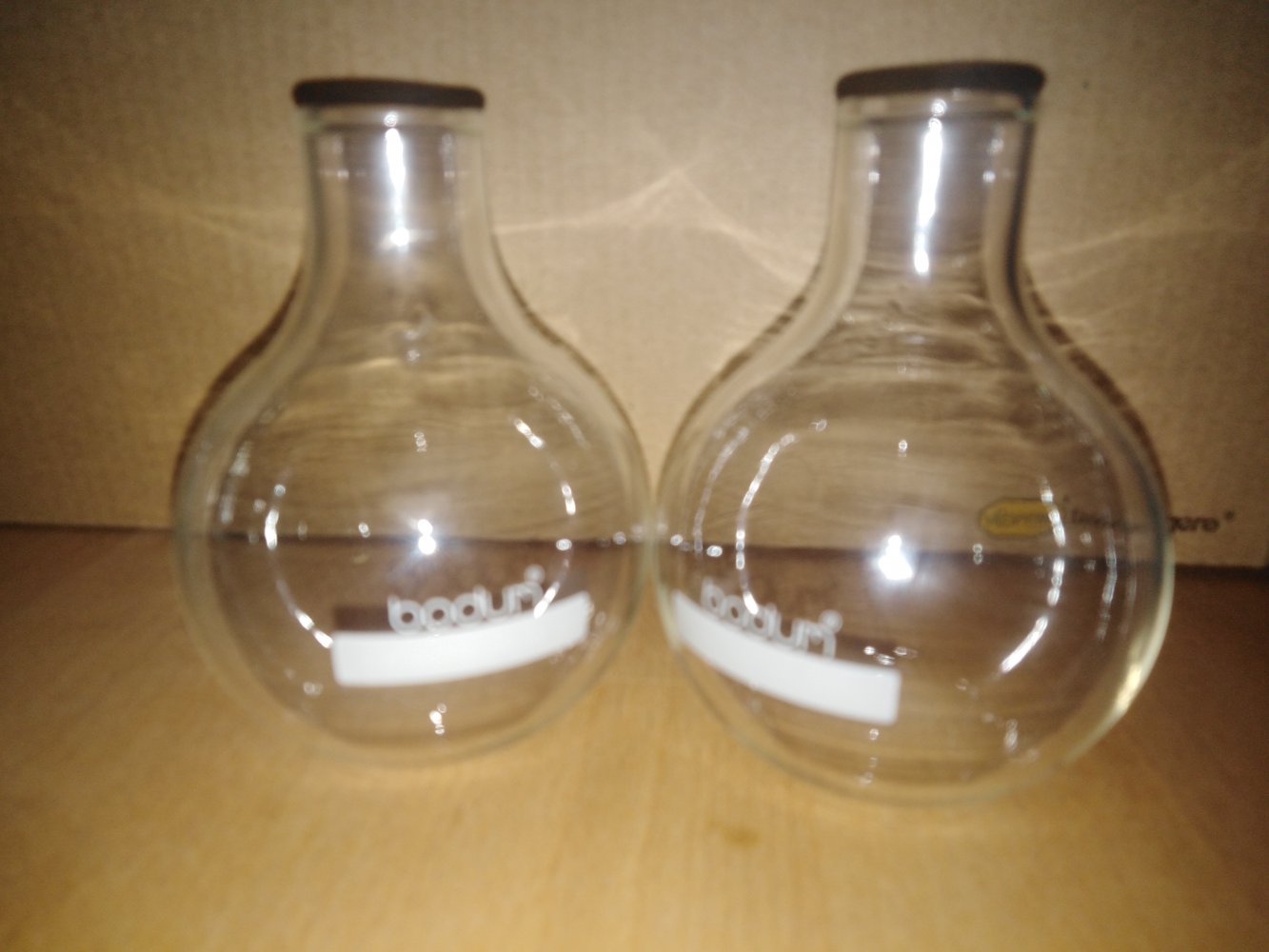 Bodum Glasvasen Glas Vasen Vase Kugelvase 2 Stück