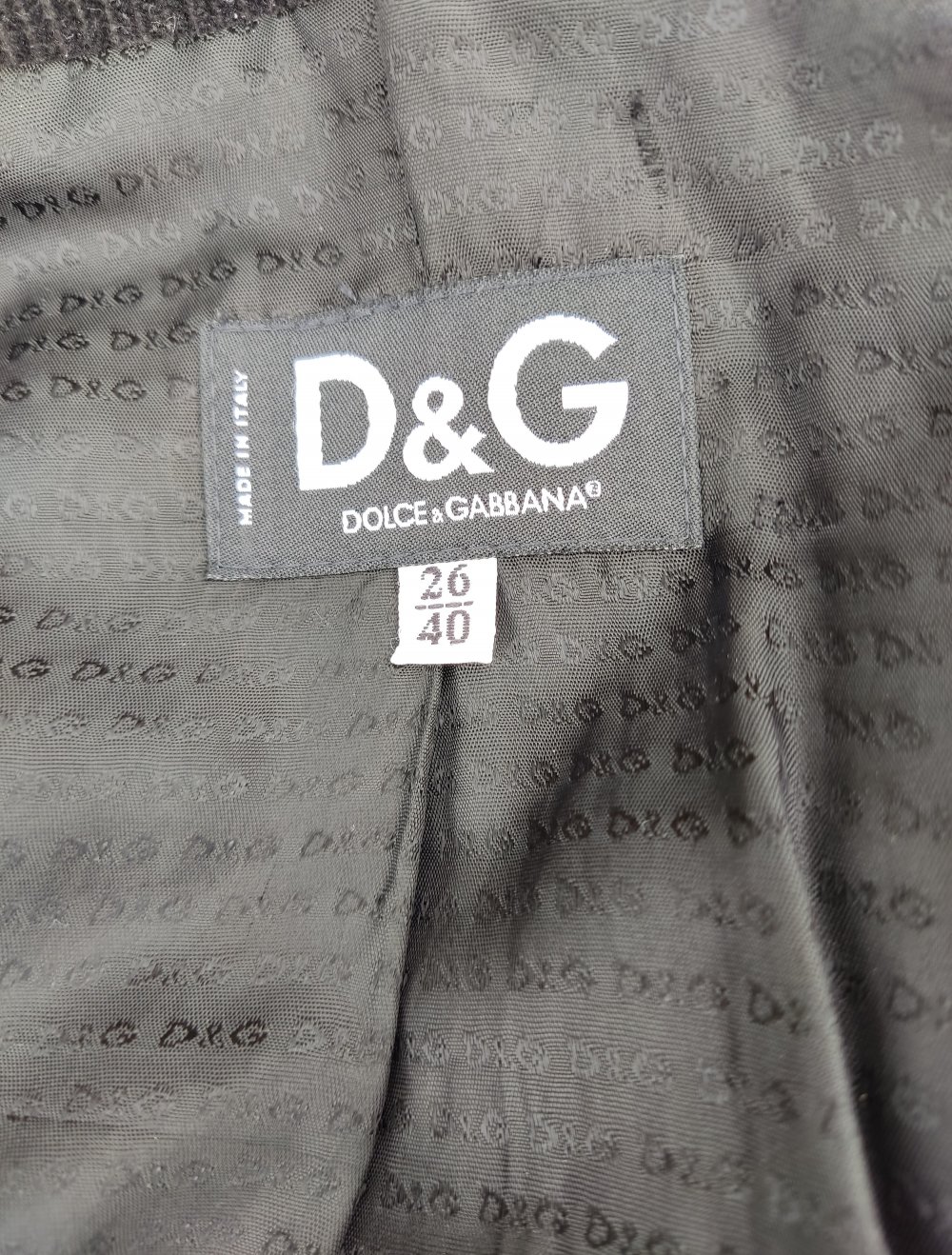 Dolce & Gabbana Mantel mit Kapuze Gr.34/XS schwarz