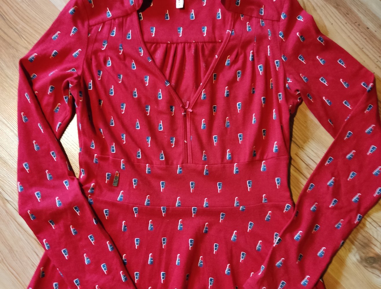 Blutgeschwister Kleid Gr.S Rot