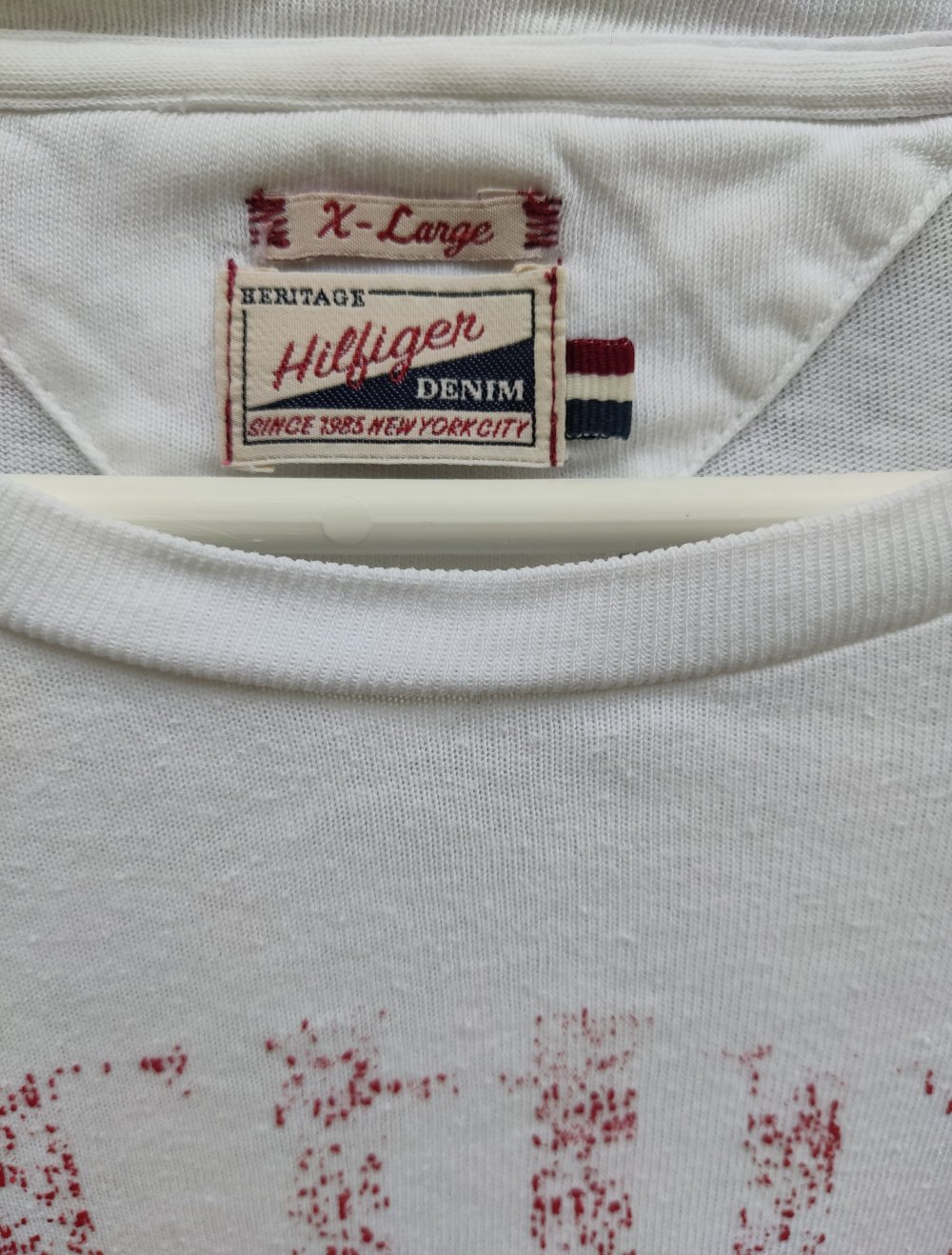 Tommy Hilfiger Langarmshirt Gr.XL weiss