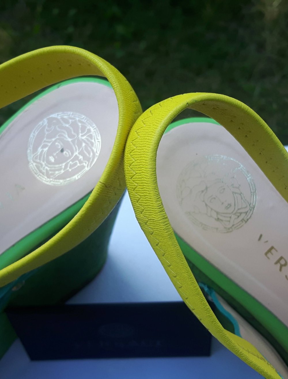Versace Original Wedges Plateau Sandalen Gr.35,5