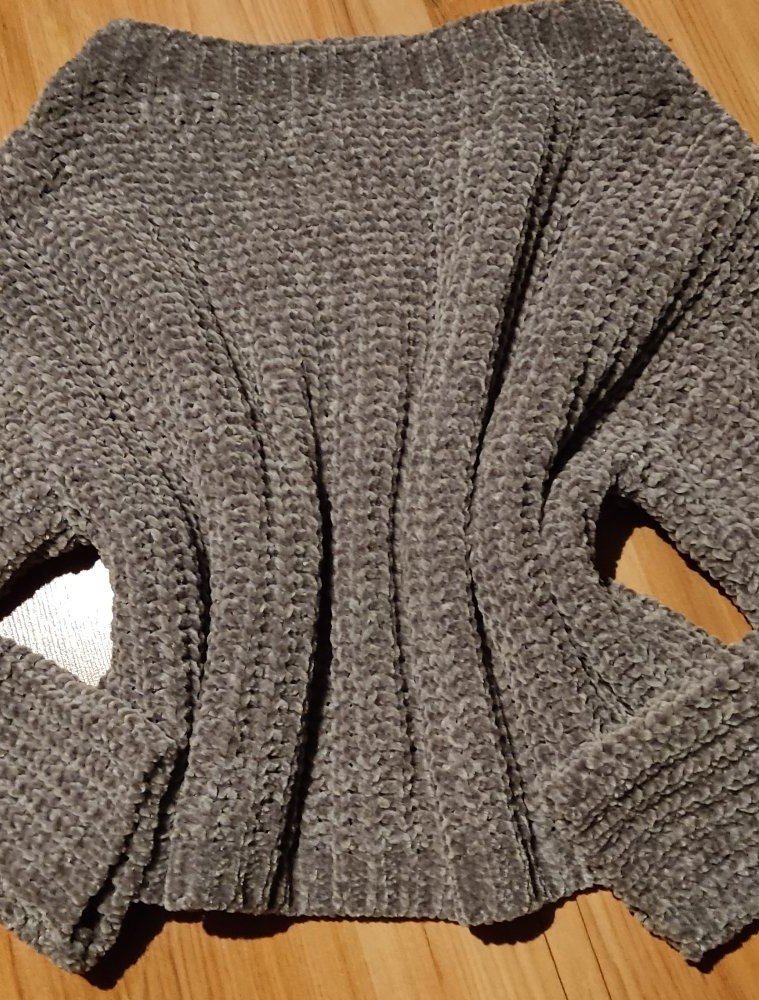 Strickpullover Made in Italy Gr.XS Grau