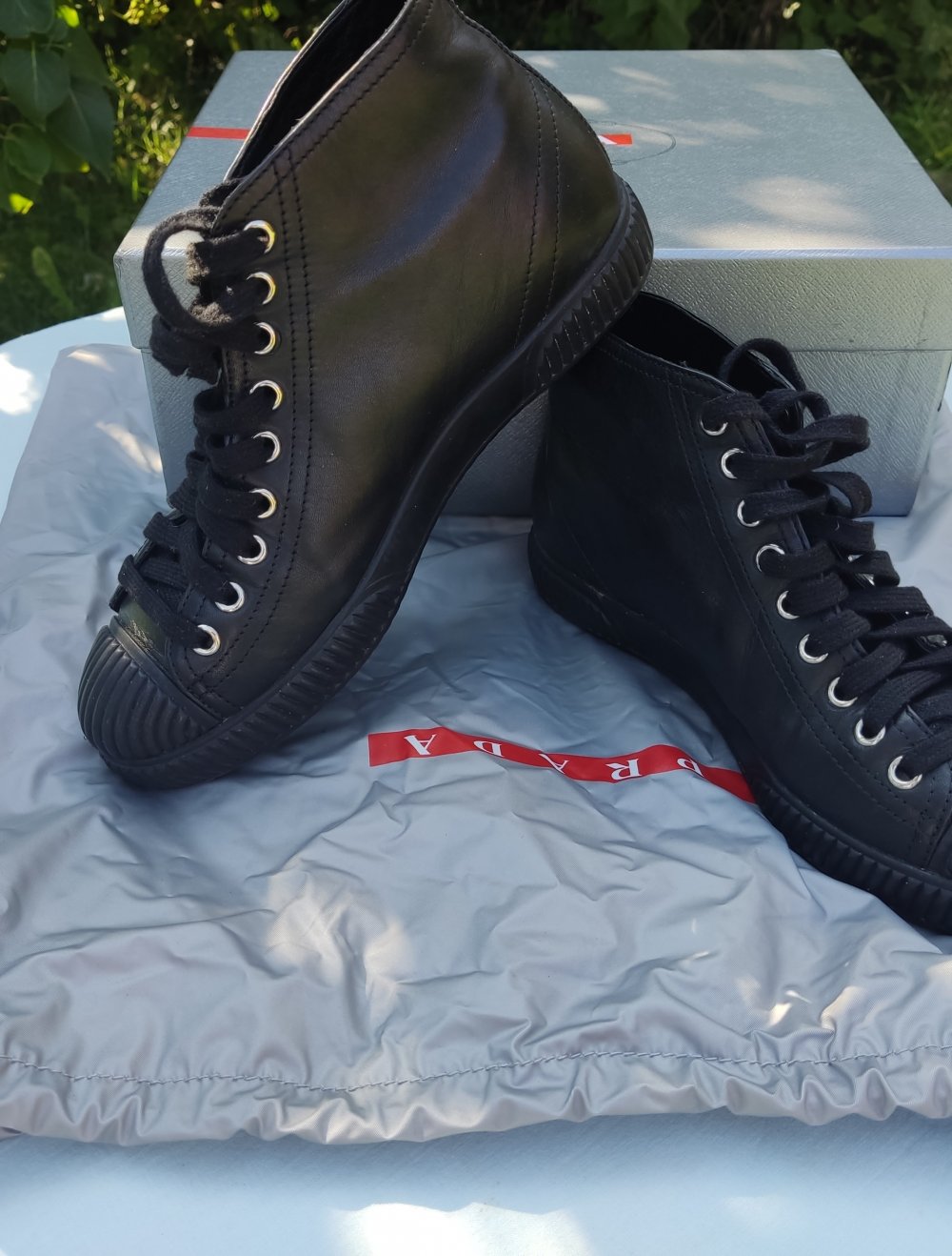 Prada Sneaker Gr.35/36 schwarz NEUwertig