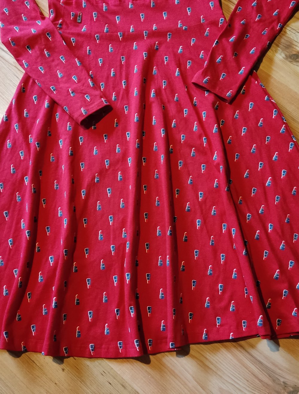 Blutgeschwister Kleid Gr.S Rot