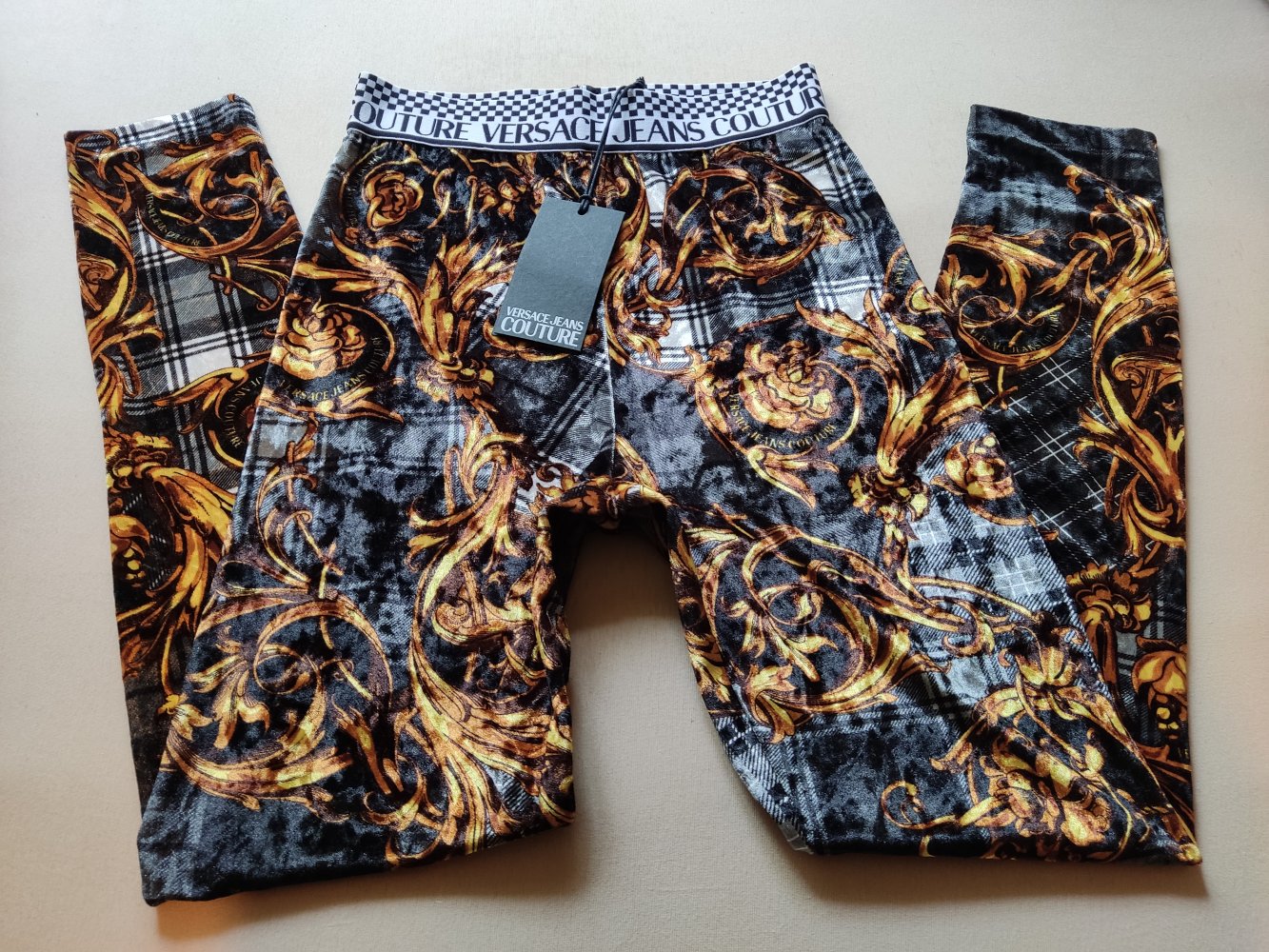 Versace Jeans Couture Designer Leggings NEU mit Etikett