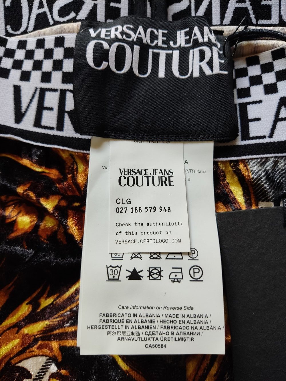 Versace Jeans Couture Designer Leggings NEU mit Etikett