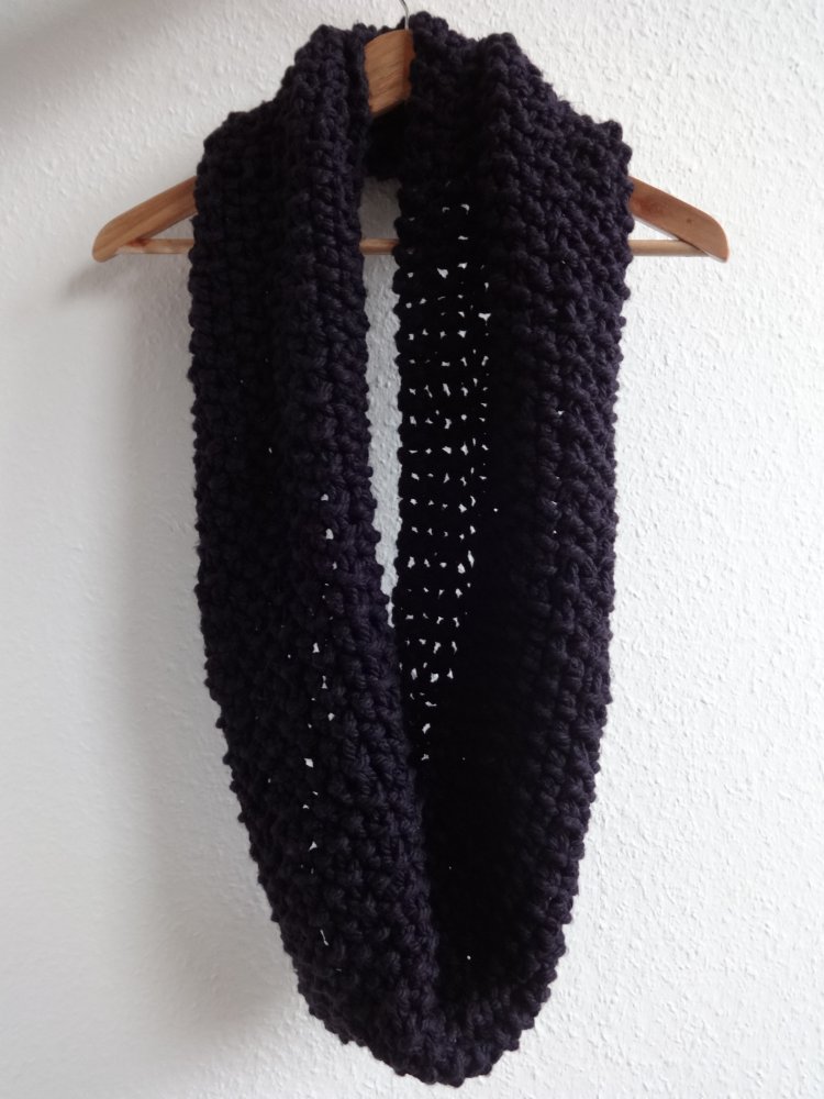 Loopschal Aubergine