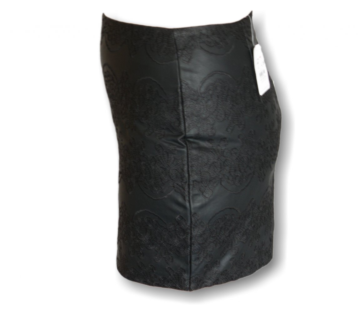 Rock von Gina, schwarz, Gr. 38, luxuriös,Muster,neu mit Etikett