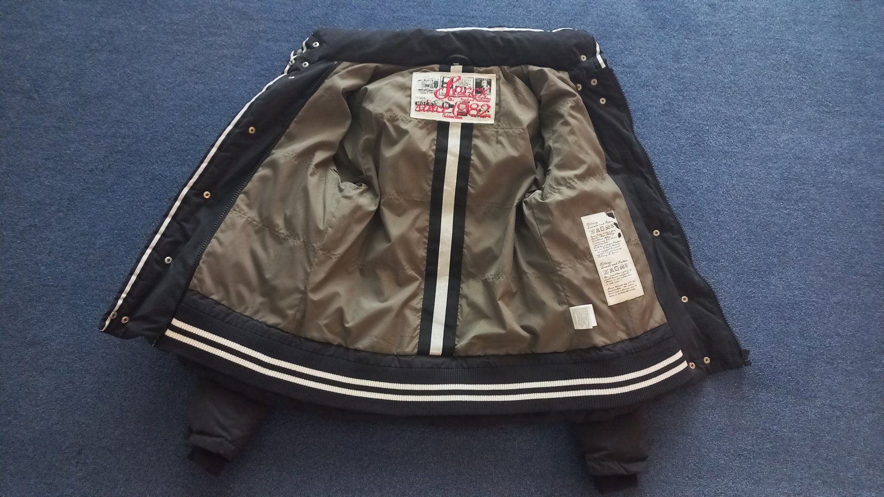 Soccx Damen Jacke Schwarz-Weiß, Baumwolle & Polyester, Größe S