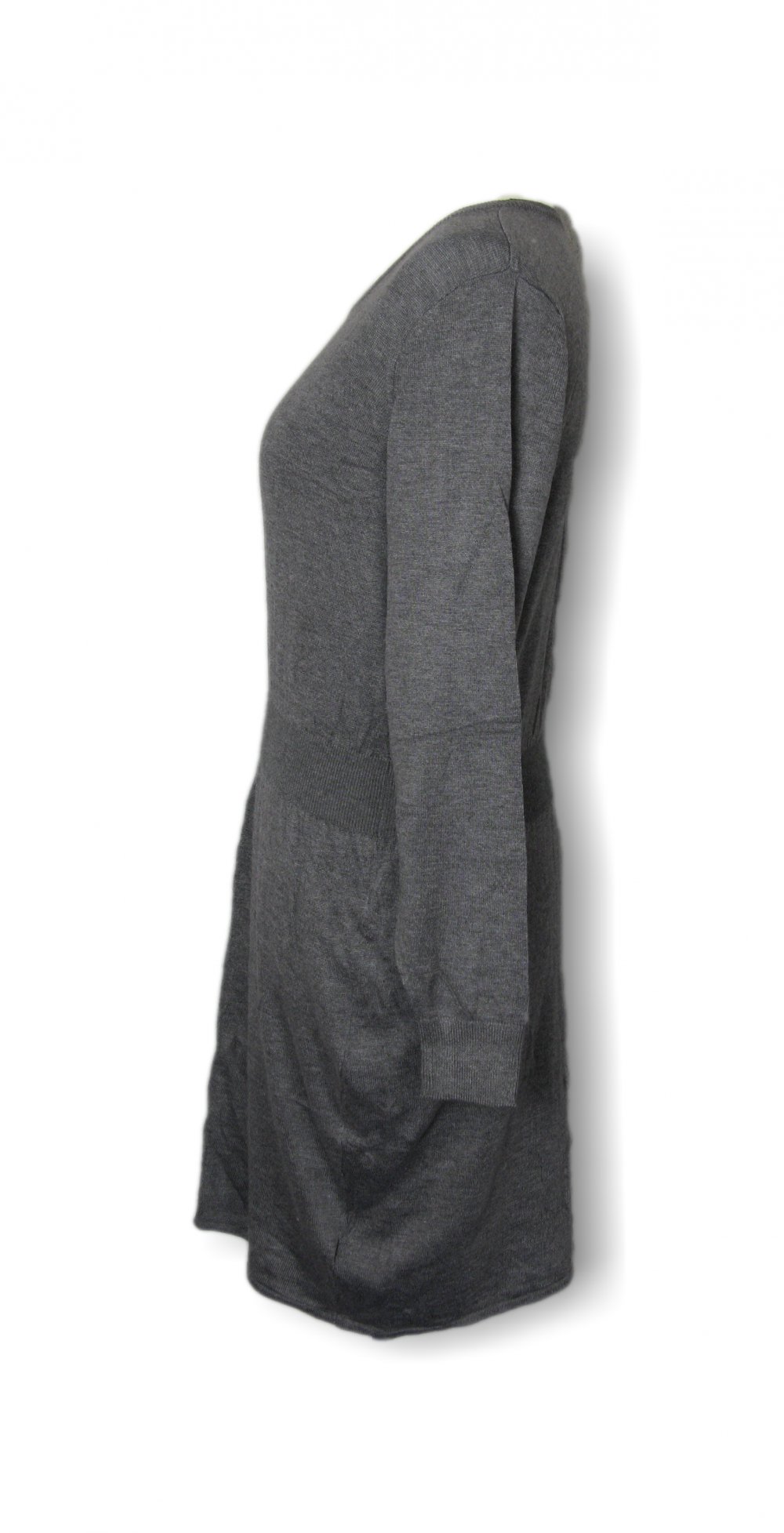 Leichtes Kleid von Basic, Flexi, XL, grau